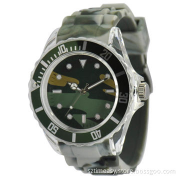 High-quality Silicone Watches with Cream Color